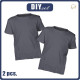 2-PACK - BASIC T-SHIRT DZIECIĘCY - Dark Grey  - zestaw do uszycia