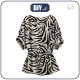 BLUZKA TYPU KIMONO - ZEBRA WZ. 1 - zestaw do uszycia 