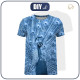 T-SHIRT MĘSKI - PAW (CLASSIC BLUE) - single jersey