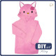 BLUZA DZIECIĘCA (PARIS) - KITTY - zestaw do uszycia 