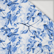 KWIATY JABŁONI wz. 1 (classic blue) - Jersey wiskozowy