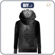 BLUZA Z KAPTUREM UNISEX "HYDRA" (M) - MISTY MANDALA - zestaw do uszycia