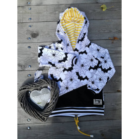 HALLOWEEN / B-00 biała - single jersey z elastanem TE210