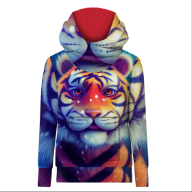 BLUZA HYDROFOBOWA UNISEX - ANIMOWANY TYGRYS - zestaw do uszycia
