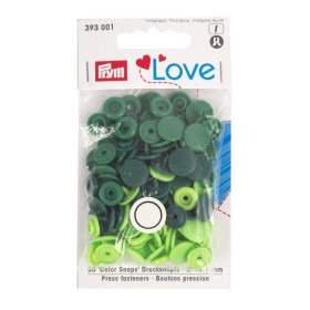 Napy okrągłe 12,4mm  30kpl - PRYM Love 393001