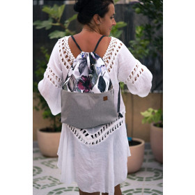 RAJSKIE KWIATY - tkanina wodoodporna 