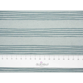 PIĘCIOLINIA (Ptasie trele) / szary - Jersey wiskozowy WE210