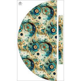 Panel na spódnicę z półkoła "MAXI" - Abstraction wz.11