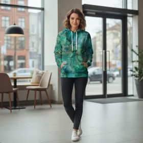 alcohol ink wz.7 TEAL - Krepa