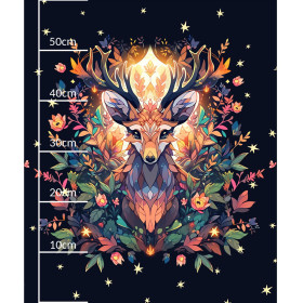 ANIMALS MANDALA wz.2 - panel (60cm x 50cm) tkanina wodoodporna