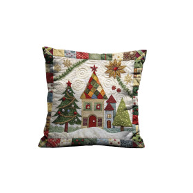 PODUSZKA 45X45 - BATIK 5 - welur tapicerski - zestaw do uszycia