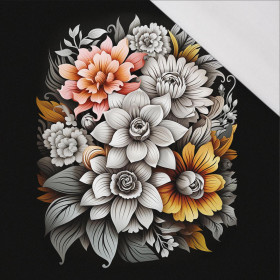 BOUQUET OF FLOWERS WZ.7 - panel (60cm x 50cm)- single jersey z elastanem ITY