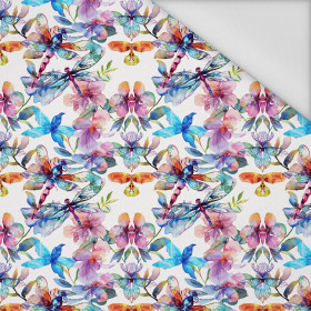 Butterfly & Flowers wz.16 - tkanina wodoodporna