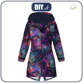 PARKA DAMSKA (ANNA) - COSMIC GALAXY WZ. 3 - zestaw do uszycia