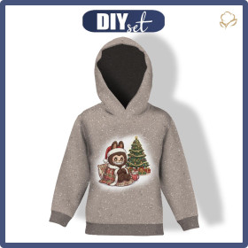 DZIECIĘCA BLUZA Z KAPTUREM (ALEX) - CREEPY CUTE CHRISTMAS WZ.4 - zestaw do uszycia