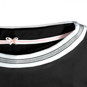 Bluza dziecięca z kryształkową aplikacją "KATE" - czarny 98-104 - zestaw do uszycia