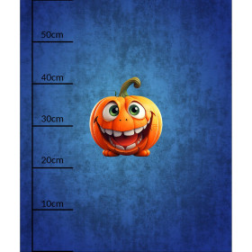 HAPPY PUMPKIN CUTE HALLOWEEN WZ. 5 - PANEL (60cm x 50cm) dzianina pętelkowa