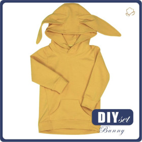 BLUZA DZIECIĘCA BUNNY (PARIS) -B-14 - SPICY MUSTARD - dzianina pętelkowa