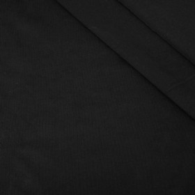 CZARNY - dzianina t-shirt 100% bawełna T180