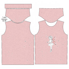 T-SHIRT DZIECIĘCY - WRÓŻKA / acid (różowy) - single jersey