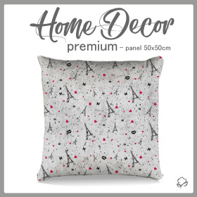 PANEL PODUSZKOWY - ZAKOCHANY PARYŻ / beton - HOME DECOR PREMIUM