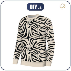 BLUZA DAMSKA (HANA) BASIC - ZEBRA WZ. 1 - zestaw do uszycia