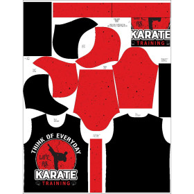 BLUZA HYDROFOBOWA UNISEX - KARATE TRAINING - zestaw do uszycia