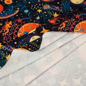 COSMIC GALAXY WZ. 1 - dzianina pętelkowa 