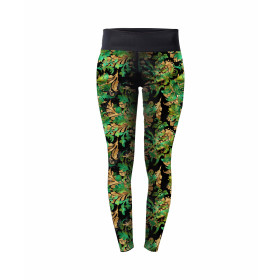 LEGGINSY SPORTOWE - FLORAL WZ. 6