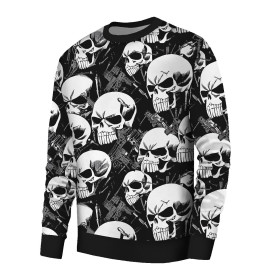 MĘSKA BLUZA (OREGON) BASIC - BAD SKULLS - zestaw do uszycia 