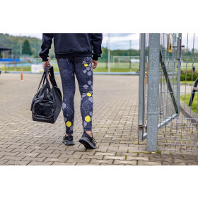 THERMO LEGGINSY MĘSKIE (JACK) - CZARNY BATIK - zestaw do uszycia