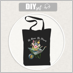 SHOPPERKA - NO RAIN, NO FLOWER - zestaw do uszycia