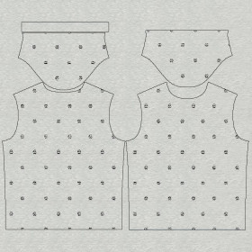 T-SHIRT MĘSKI - SZTURMOWCY (czarny) / M-01 melanż jasnoszary - single jersey