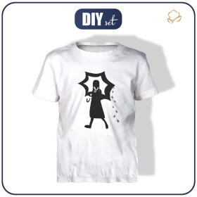 T-SHIRT DZIECIĘCY - WEDNESDAY wz. 2 - zestaw do uszycia