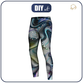 THERMO LEGGINSY MĘSKIE (JACK) - ZEBRA FANTASY - zestaw do uszycia