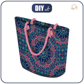 TORBA SHOPPER - KOLOROWA MANDALA wz. 4 - zestaw do uszycia