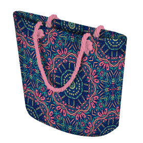 TORBA SHOPPER - KOLOROWA MANDALA wz. 4 - zestaw do uszycia