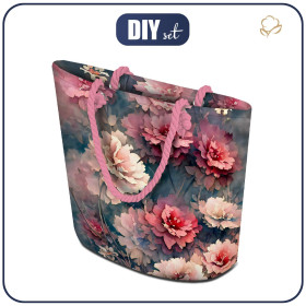 TORBA SHOPPER - VINTAGE FLOWERS wz. 7 - zestaw do uszycia