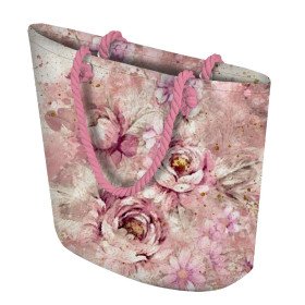 TORBA SHOPPER - WATERCOLOR FLOWERS WZ. 6 - zestaw do uszycia