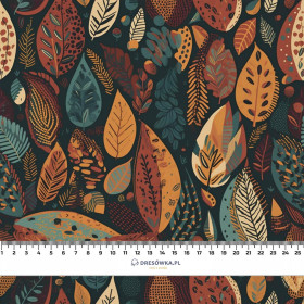 AUTUMN TIME WZ. 5 - dzianina drapana z elastanem ITY