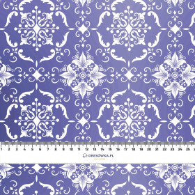 DAMASCO / tło (Very Peri) - dresówka pętelkowa