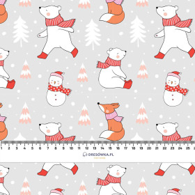 ZIMOWY SPACER (ZIMOWA ZABAWA) - dresówka pętelkowa