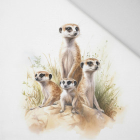 WATERCOLOR MEERKAT - panel (75cm x 80cm) Panama 220g