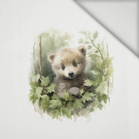 WATERCOLOR LITTLE BEAR - panel (60cm x 50cm) lycra 300g