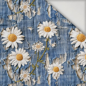 DAISIES DENIM IMITATION WZ. 3 - lycra 300g