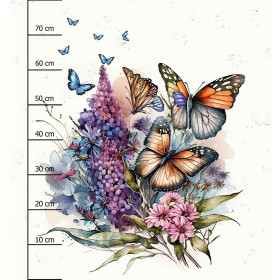 BEAUTIFUL BUTTERFLY WZ. 1 - PANEL (75cm x 80cm) lycra 300g