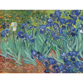 IRYSY (Vincent van Gogh) - panel sukienkowy