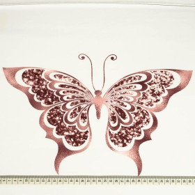 MOTYL wz. 4 (BROKATOWE MOTYLE) - PANEL SINGLE JERSEY 75cm x 80cm