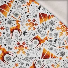 ZŁOTE JELENIE - dzianina drapana z elastanem ITY