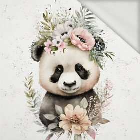 BABY PANDA - panel (60cm x 50cm) dzianina pętelkowa